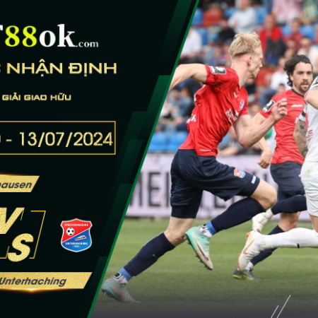 Nhận định Wacker Burghausen vs Unterhaching lúc 19h30 ngày 13/07 trong khuôn khổ giao hữu.